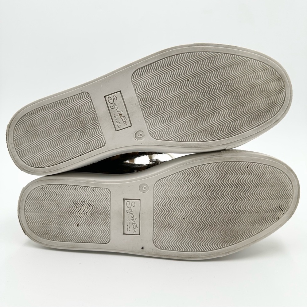 Seychelles Stand Out Sneaker In Leopard Print Leather - Picture 8 of 9